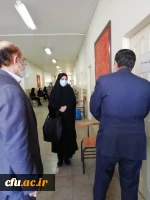 بازدید رییس دانشگاه فرهنگیان از روند مصاحبه مهارت آموزان ماده 28 و فضاهای مرکز شهید باهنر 4