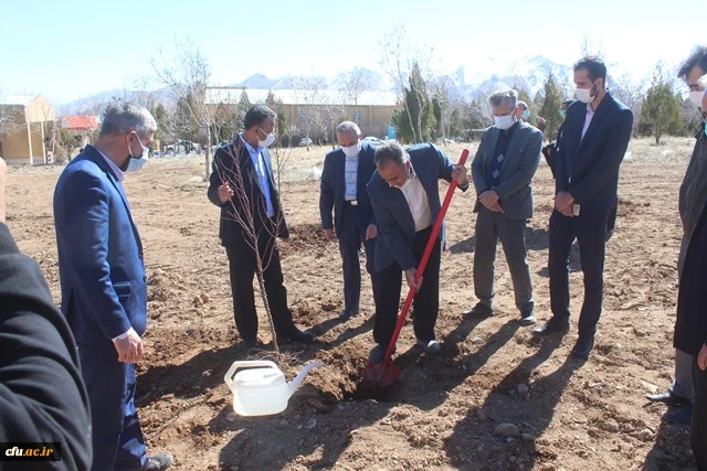 کاشت نهال به مناسبت هفته منابع طبیعی در دانشگاه فرهنگیان استان مرکزی 4