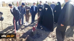 کاشت نهال به مناسبت هفته منابع طبیعی در دانشگاه فرهنگیان استان مرکزی 8