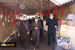 حضور معاون دانشجویی در مراسم تشییع پیکر شهدای گمنام دفاع مقدس در دانشگاه فرهنگیان استان مرکزی 4