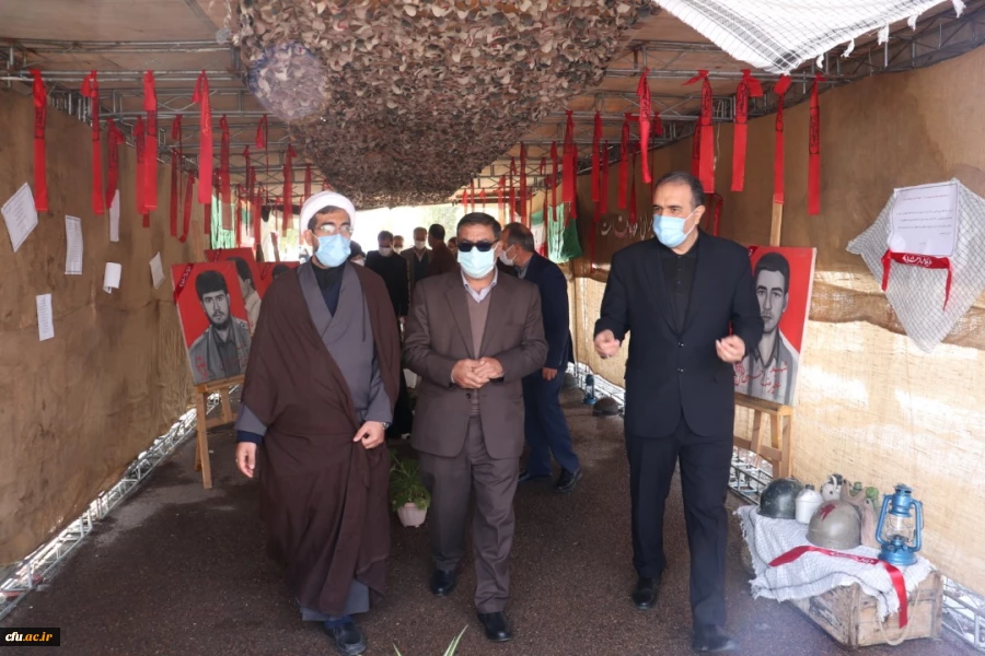 حضور معاون دانشجویی در مراسم تشییع پیکر شهدای گمنام دفاع مقدس در دانشگاه فرهنگیان استان مرکزی 4