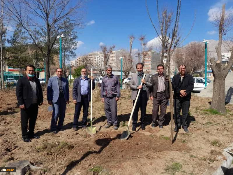  مراسم روز درختکاری در دانشگاه فرهنگیان کرمانشاه برگزارشد. 2