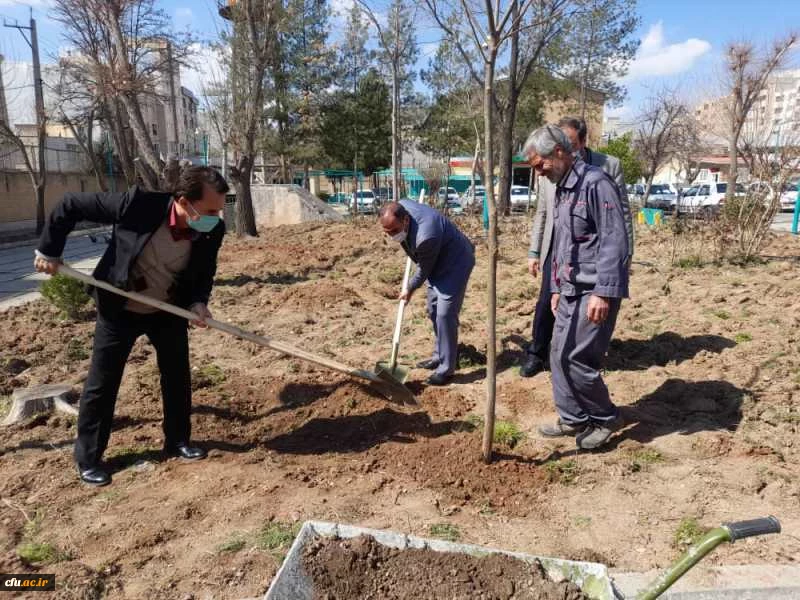  مراسم روز درختکاری در دانشگاه فرهنگیان کرمانشاه برگزارشد. 3