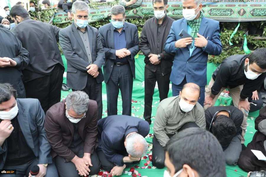 آیین تشییع و تدفین پیکر مطهر شهید گمنام