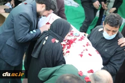 آیین تشییع و تدفین پیکر مطهر شهید گمنام