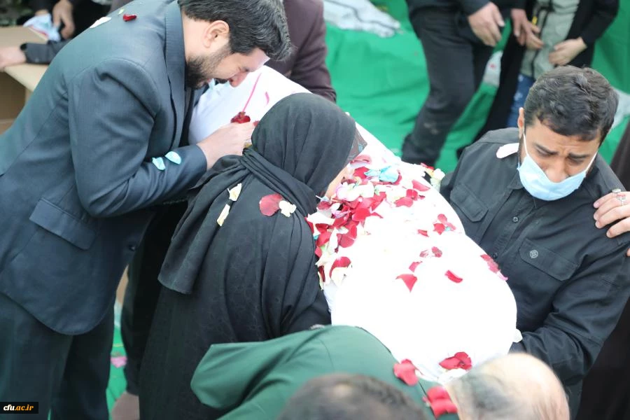 آیین تشییع و تدفین پیکر مطهر شهید گمنام