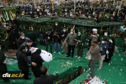 آیین تشییع و تدفین پیکر مطهر شهید گمنام