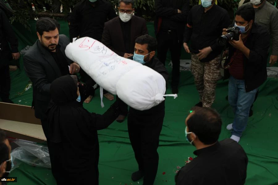 آیین تشییع و تدفین پیکر مطهر شهید گمنام