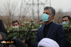 آیین تشییع و تدفین پیکر مطهر شهید گمنام