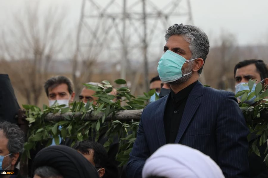 آیین تشییع و تدفین پیکر مطهر شهید گمنام