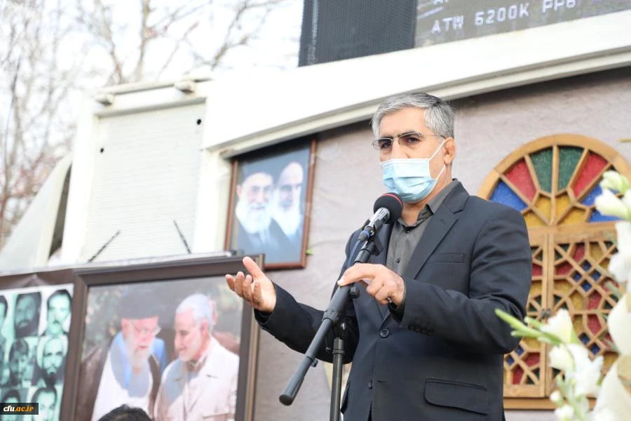 آیین تشییع و تدفین پیکر مطهر شهید گمنام