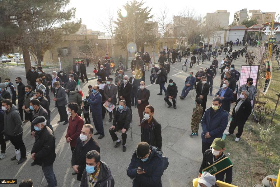 آیین تشییع و تدفین پیکر مطهر شهید گمنام