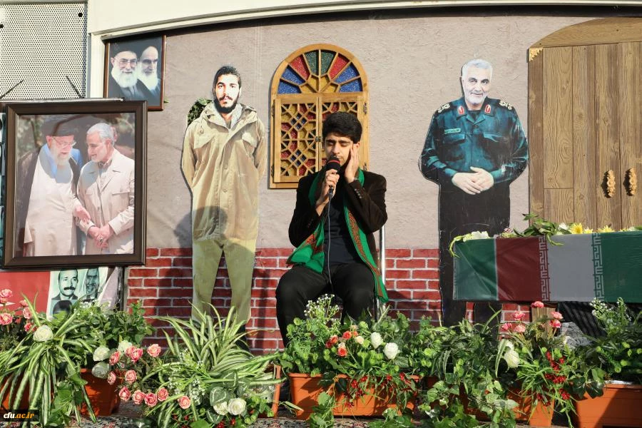 آیین تشییع و تدفین پیکر مطهر شهید گمنام