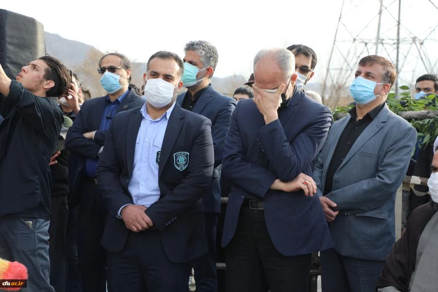 آیین تشییع و تدفین پیکر مطهر شهید گمنام