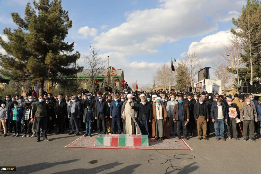 آیین تشییع و تدفین پیکر مطهر شهید گمنام