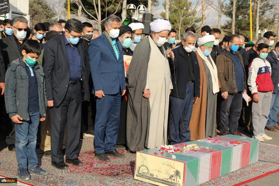 آیین تشییع و تدفین پیکر مطهر شهید گمنام