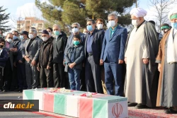 آیین تشییع و تدفین پیکر مطهر شهید گمنام