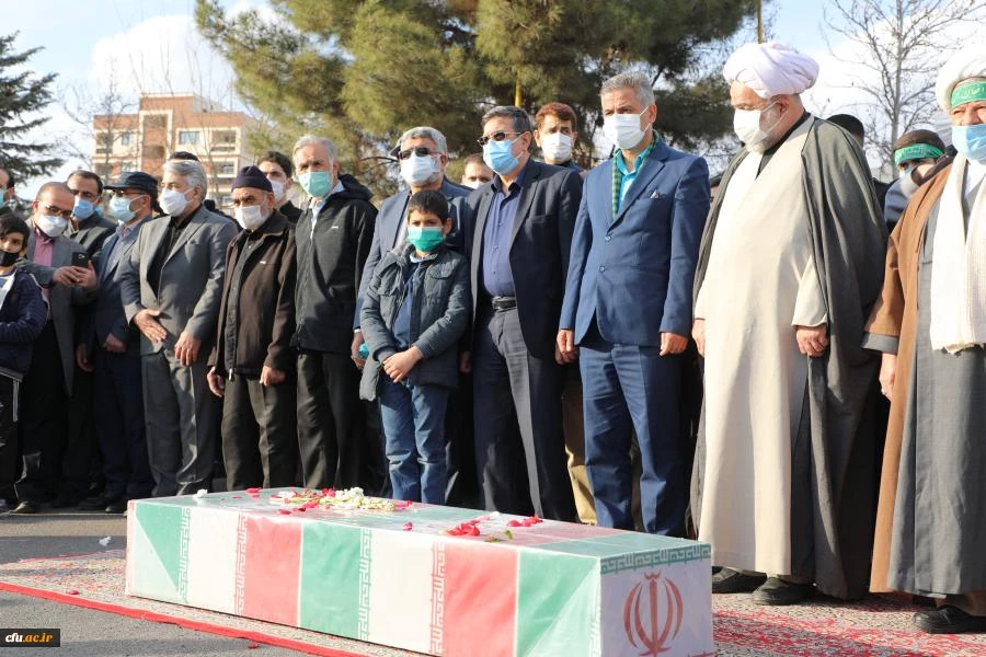 آیین تشییع و تدفین پیکر مطهر شهید گمنام