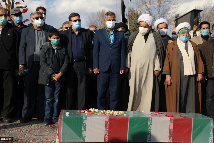 آیین تشییع و تدفین پیکر مطهر شهید گمنام