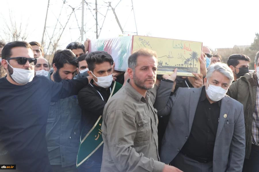 آیین تشییع و تدفین پیکر مطهر شهید گمنام