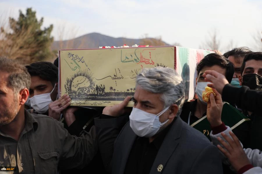 آیین تشییع و تدفین پیکر مطهر شهید گمنام