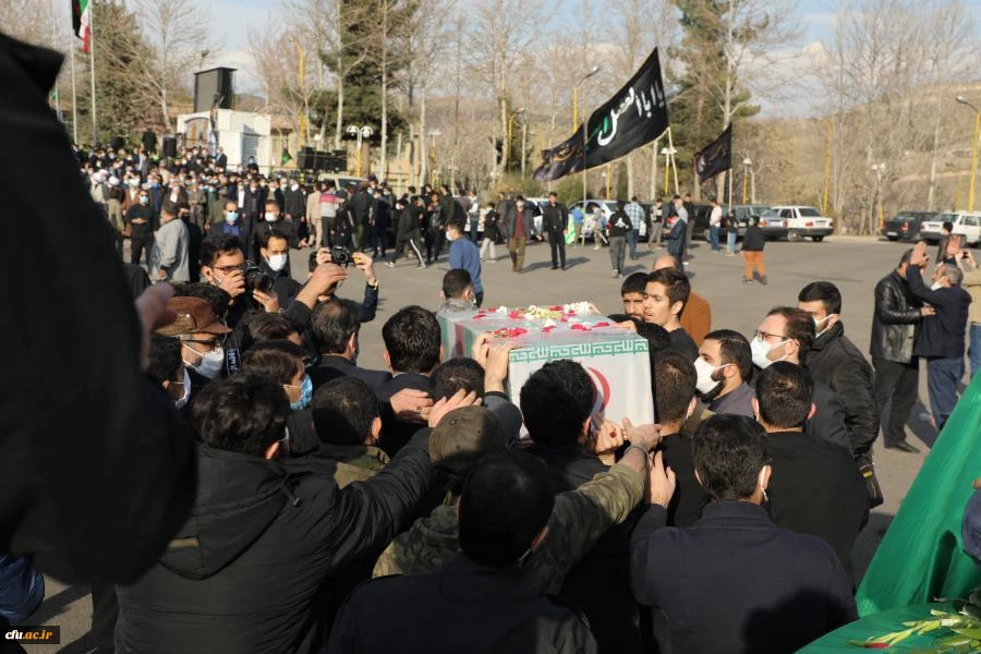 آیین تشییع و تدفین پیکر مطهر شهید گمنام