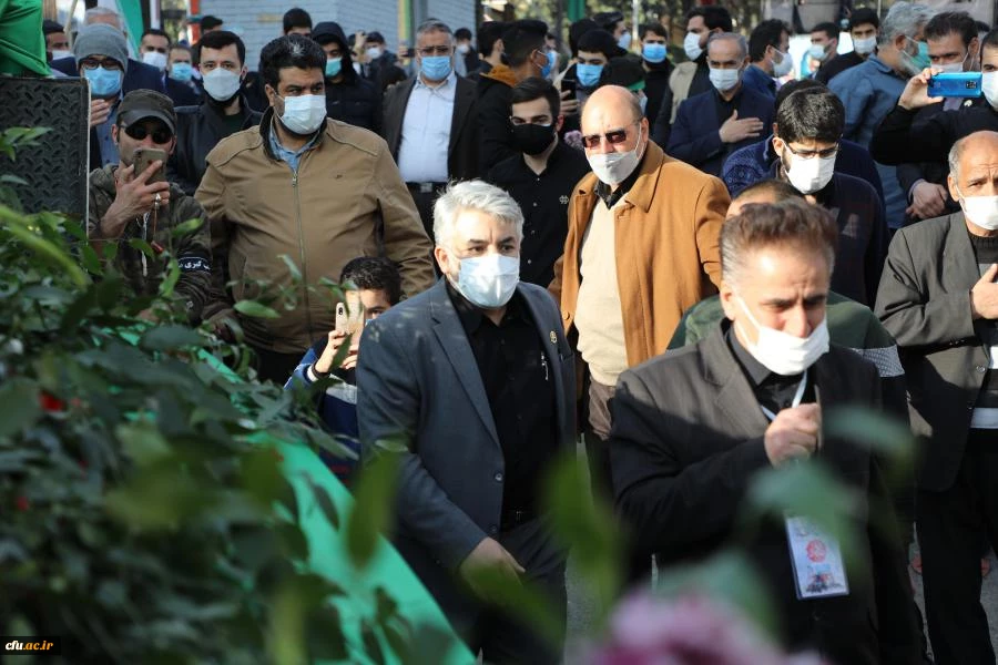 آیین تشییع و تدفین پیکر مطهر شهید گمنام