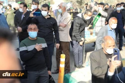 آیین تشییع و تدفین پیکر مطهر شهید گمنام