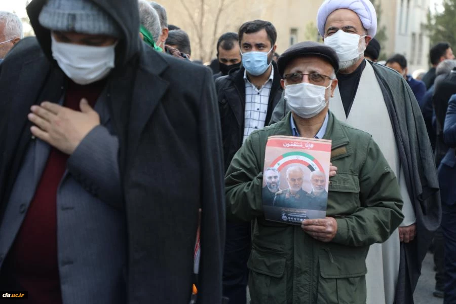 آیین تشییع و تدفین پیکر مطهر شهید گمنام