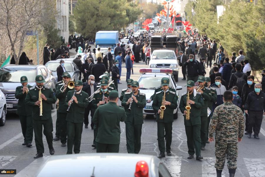 آیین تشییع و تدفین پیکر مطهر شهید گمنام