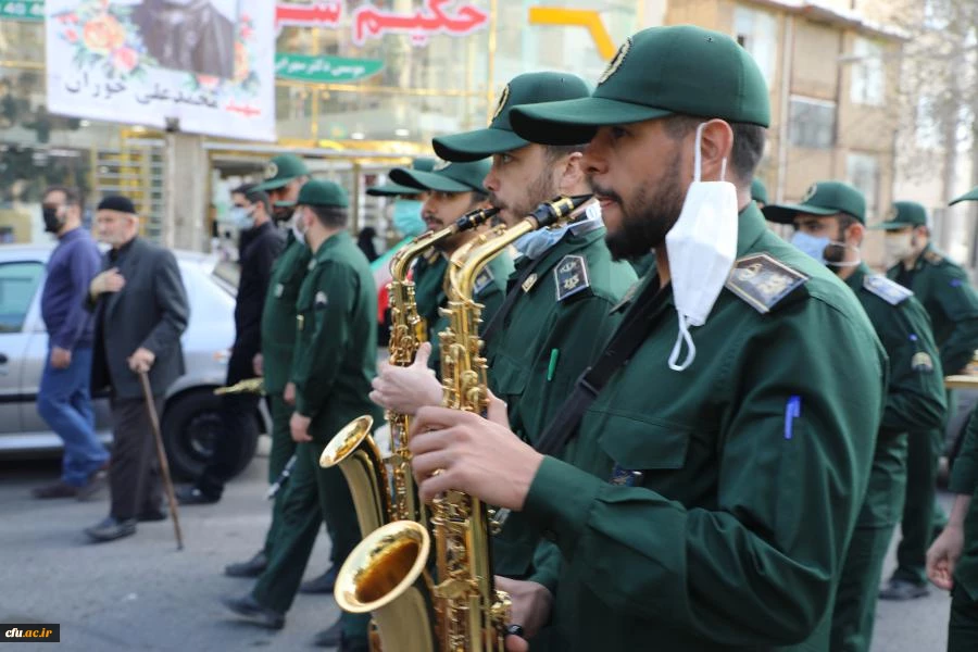 آیین تشییع و تدفین پیکر مطهر شهید گمنام