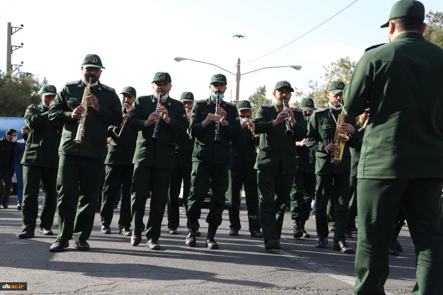 آیین تشییع و تدفین پیکر مطهر شهید گمنام