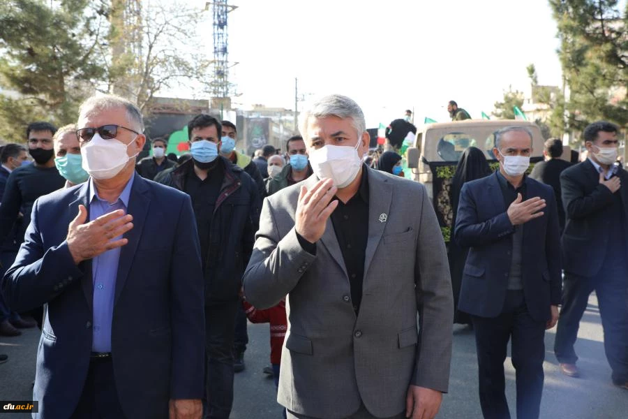 آیین تشییع و تدفین پیکر مطهر شهید گمنام