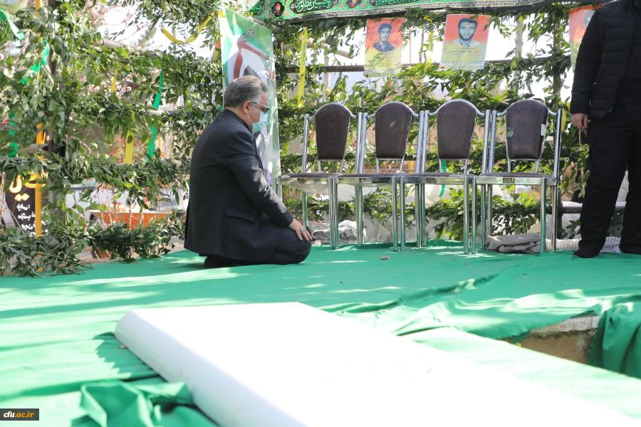 آیین تشییع و تدفین پیکر مطهر شهید گمنام