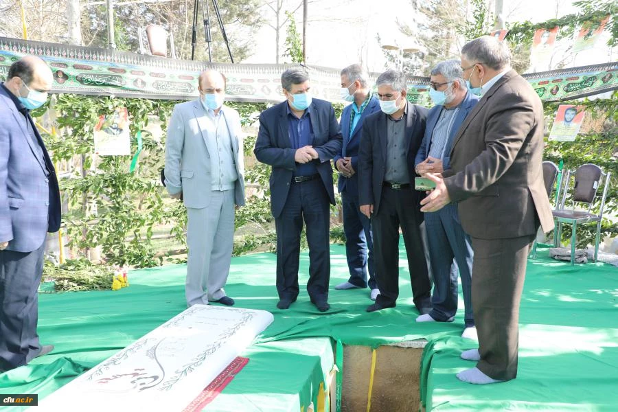 آیین تشییع و تدفین پیکر مطهر شهید گمنام