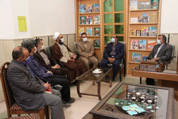 دیدار اعضای هیات مدیره بنیاد خیّرین حامی دانشگاه فرهنگیان یزد با مدیر عامل مجمع خیّرین مدرسه ساز استان
 2