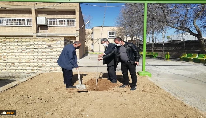 مراسم گرامیداشت هفته درخت و درختکاری در دانشگاه فرهنگیان استان آذربایجان غربی 2