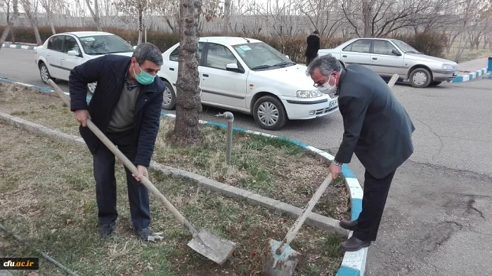 مراسم گرامیداشت هفته درخت و درختکاری در دانشگاه فرهنگیان استان آذربایجان غربی 7