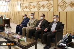 دیدار اعضای هیات رئیسه دانشگاه فرهنگیان یزد با مدیرکل نوسازی، توسعه و تجهیز مدارس استان
 3