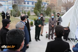 بازدید جانشین فرمانده سپاه عاشورا استان آذربایجان شرقی از اتمام پروژه یادمان شهید گمنام پردیس فاطمه الزهرا (س) تبریز 5