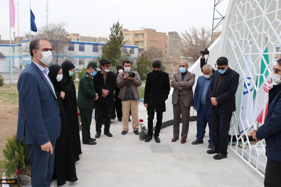 بازدید جانشین فرمانده سپاه عاشورا استان آذربایجان شرقی از اتمام پروژه یادمان شهید گمنام پردیس فاطمه الزهرا (س) تبریز 9