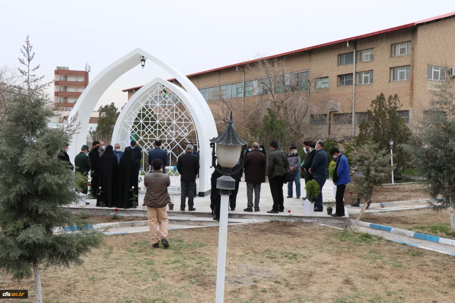 بازدید جانشین فرمانده سپاه عاشورا استان آذربایجان شرقی از اتمام پروژه یادمان شهید گمنام پردیس فاطمه الزهرا (س) تبریز 10