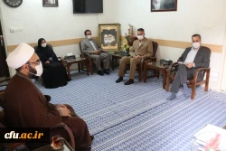 دیدار اعضای هیات رئیسه دانشگاه فرهنگیان یزد با نماینده محترم ولی فقیه و امام جمعه استان
 2