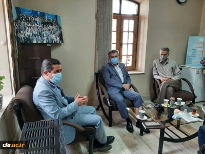 نشست مشترک رئیس دانشگاه فرهنگیان استان قزوین و رییس بنیاد نخبگان استان