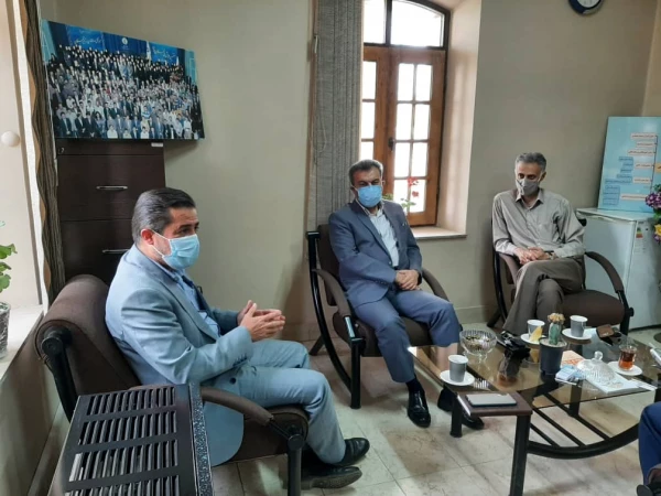 نشست مشترک رئیس دانشگاه فرهنگیان استان قزوین و رییس بنیاد نخبگان استان 2