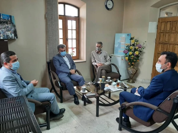 نشست مشترک رئیس دانشگاه فرهنگیان استان قزوین و رییس بنیاد نخبگان استان 3