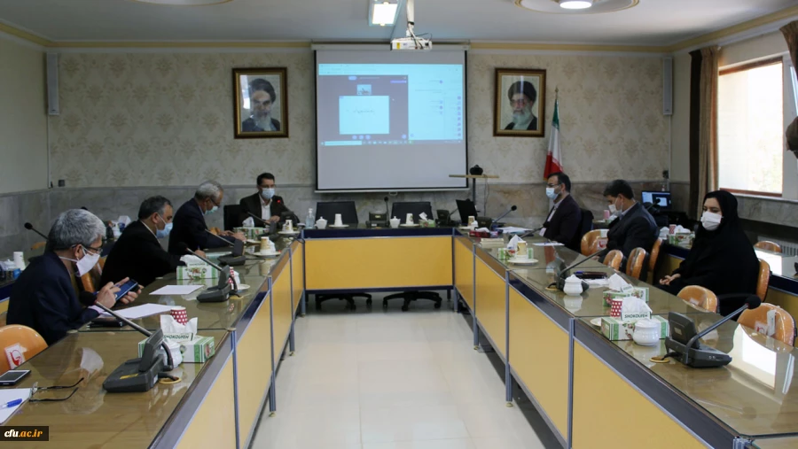 جلسه وبینار شورای صنفی دانشگاه فرهنگیان استان 2