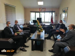 دیدار اعضای هیات رئیسه دانشگاه فرهنگیان استان ایلام با استاندار 