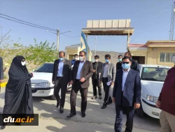 بازدید معاون عمرانی استاندار خراسان شمالی از پردیس امام باقر علیه السلام (برای کمک به تکمیل پروژه های نا تمام پردیس) 2