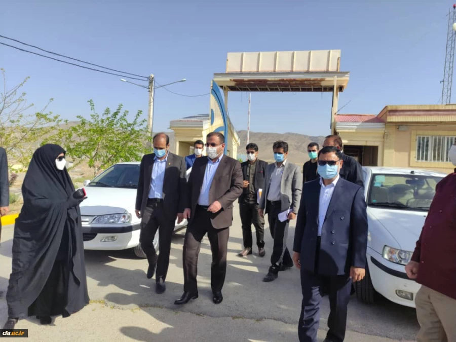 بازدید معاون عمرانی استاندار خراسان شمالی از پردیس امام باقر علیه السلام (برای کمک به تکمیل پروژه های نا تمام پردیس) 2